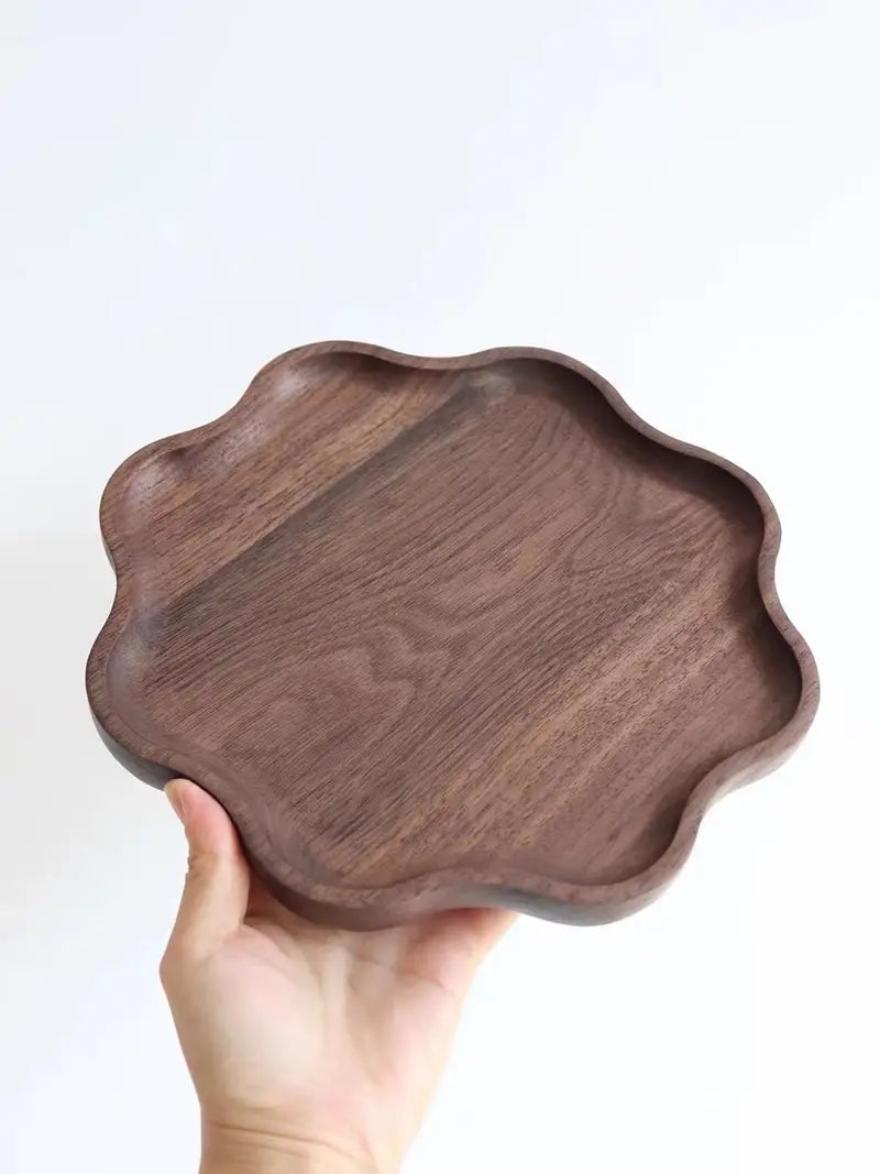 Elegant Black Walnut Serving Tray