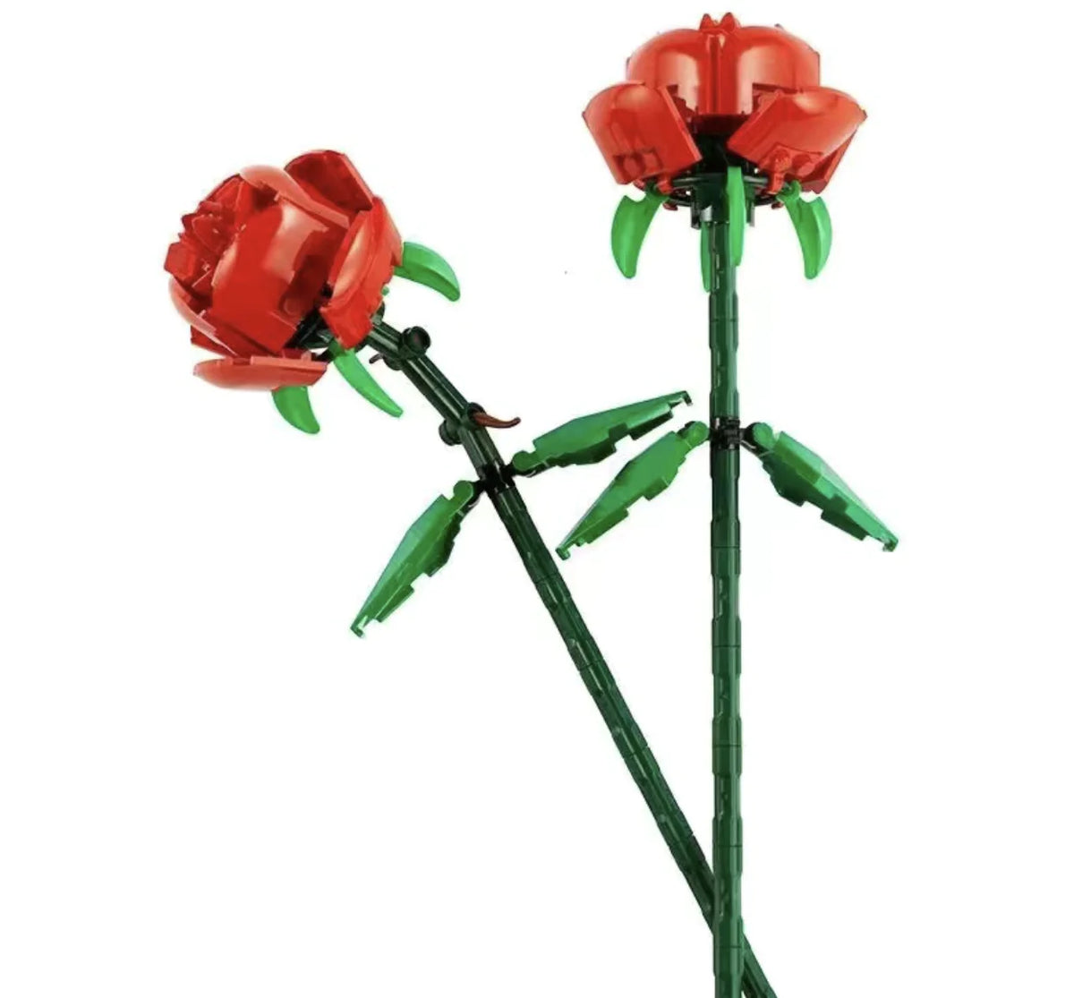 Lego-Compatible Bouquet with Roses and Sunflowers