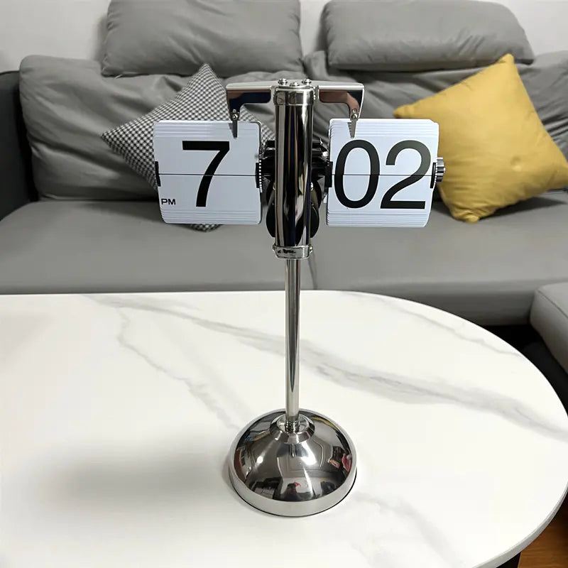 European Style Automatic Flip Clock for Home Decor