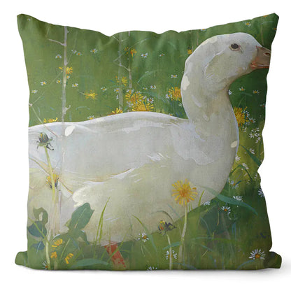Home Art Oil Painting Pillow Cover Decor