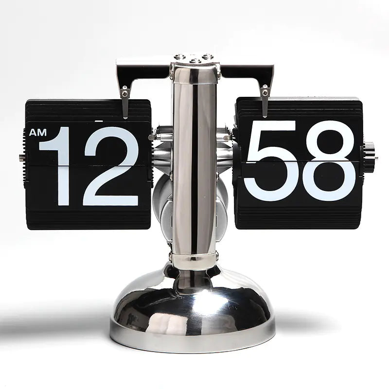 European Style Automatic Flip Clock for Home Decor