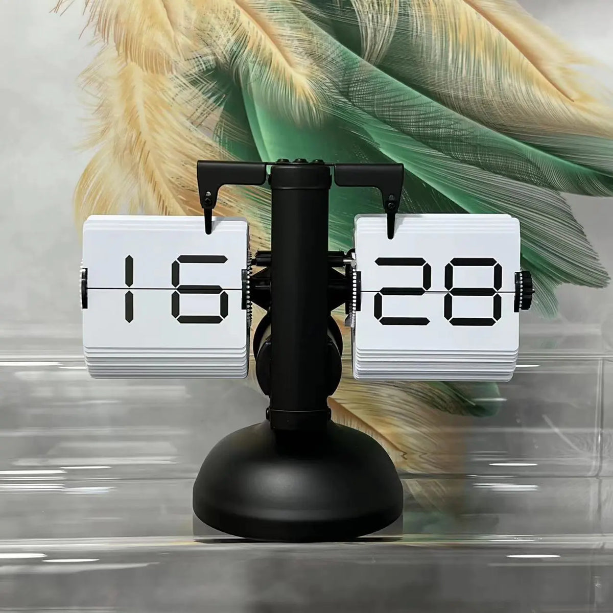 European Style Automatic Flip Clock for Home Decor