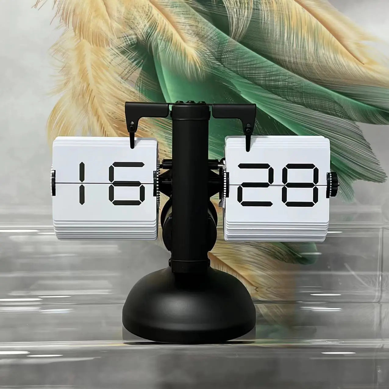 European Style Automatic Flip Clock for Home Decor