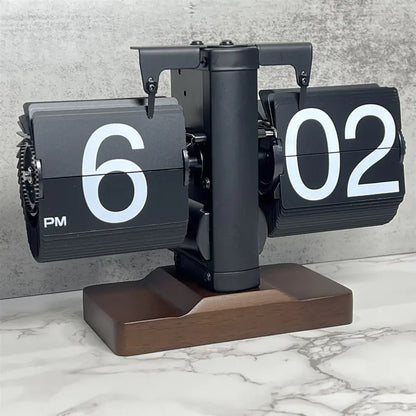 European Style Automatic Flip Clock for Home Decor