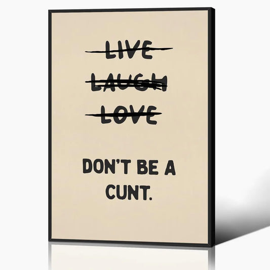 Humorous Quote Typography Poster