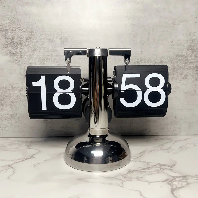 European Style Automatic Flip Clock for Home Decor