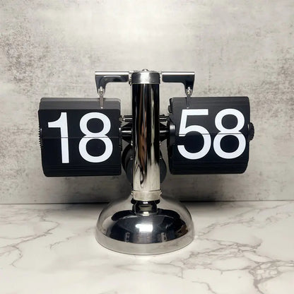 European Style Automatic Flip Clock for Home Decor