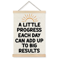 Supwhd Sunset Positive Affirmations Wall Decor Inspirational Add Up to Big Results Office Wall Art Motivational Quotes Wall Art for Office Classroom Home 12x16