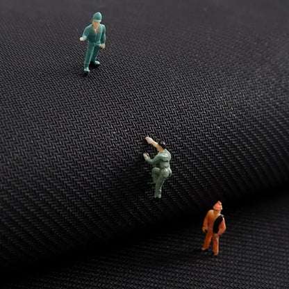 Round Linen and Silk Mats - Non-Slip Bath and Door Mats