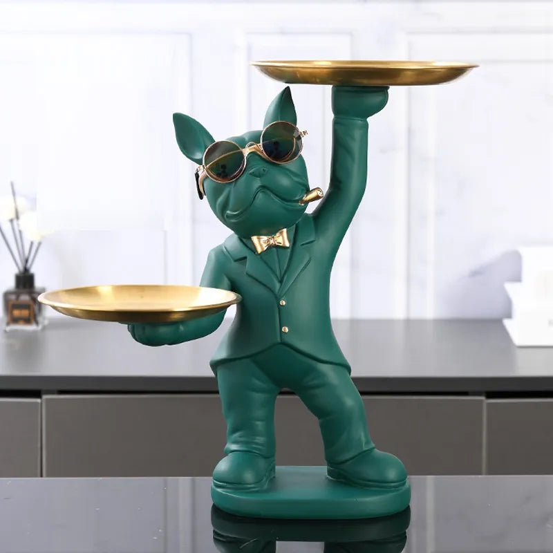 Charming Dog Key Holder Tray