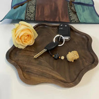 Elegant Black Walnut Serving Tray