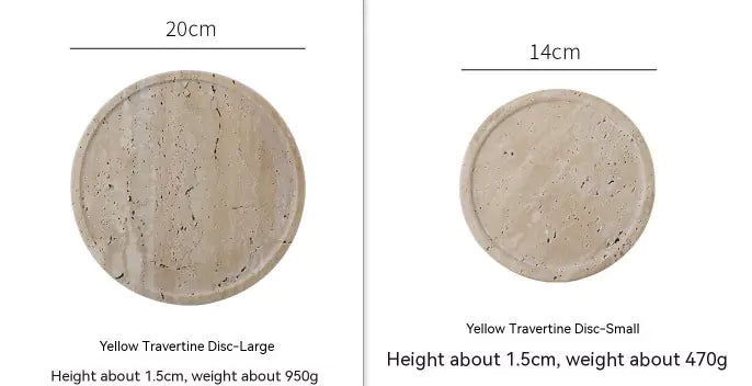 Huangdongshi Elegant Stone Tray