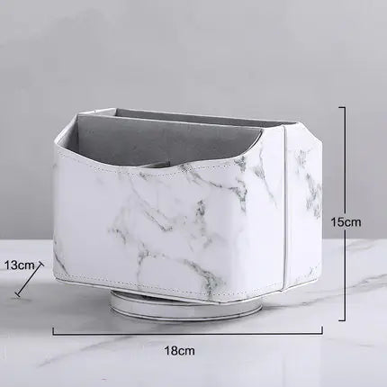 Marble Pattern Storage Box and Tray