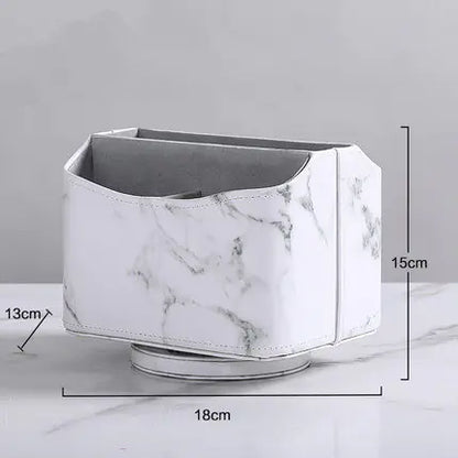 Marble Pattern Storage Box and Tray