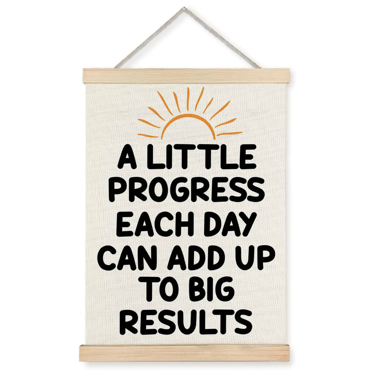 Supwhd Sunset Positive Affirmations Wall Decor Inspirational Add Up to Big Results Office Wall Art Motivational Quotes Wall Art for Office Classroom Home 12x16