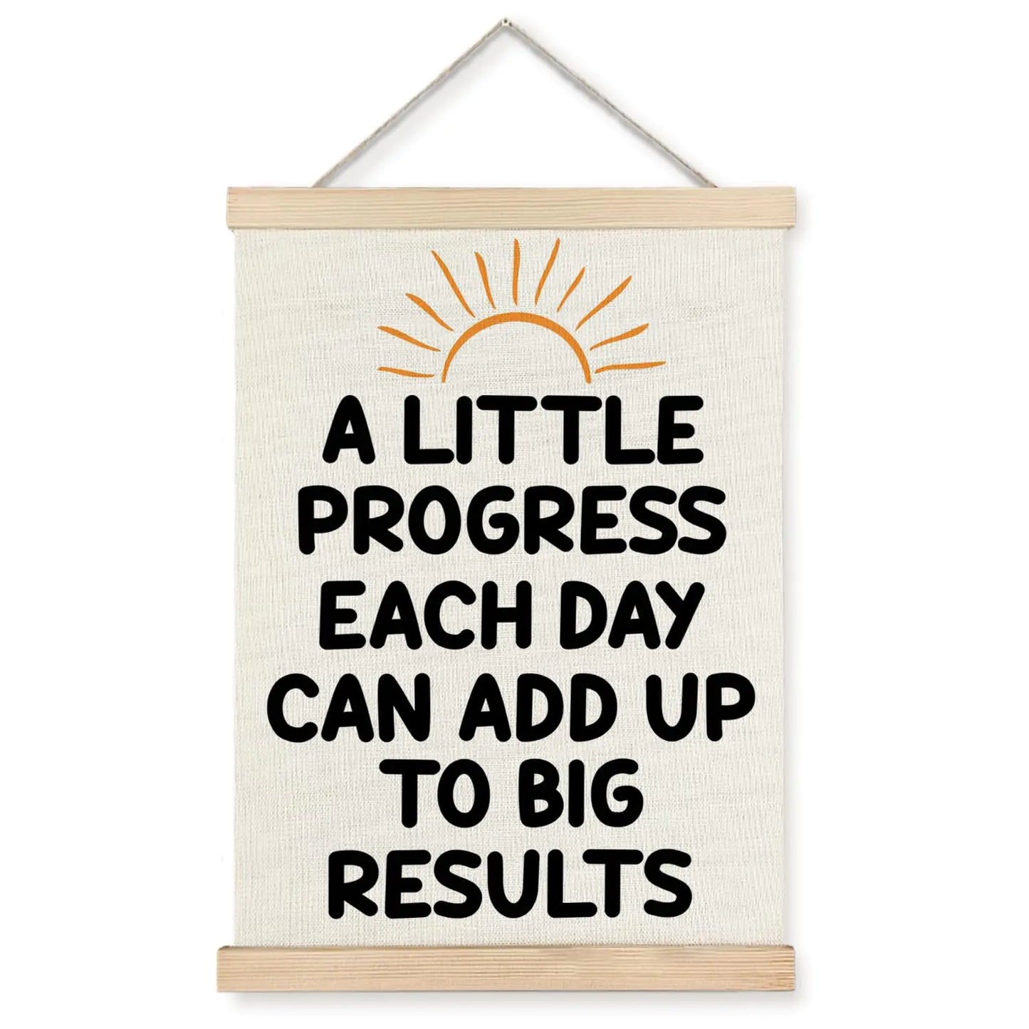 Supwhd Sunset Positive Affirmations Wall Decor Inspirational Add Up to Big Results Office Wall Art Motivational Quotes Wall Art for Office Classroom Home 12x16