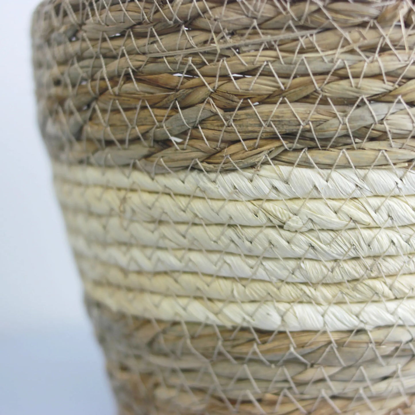 Woven Grass Planter Basket for Home Decor