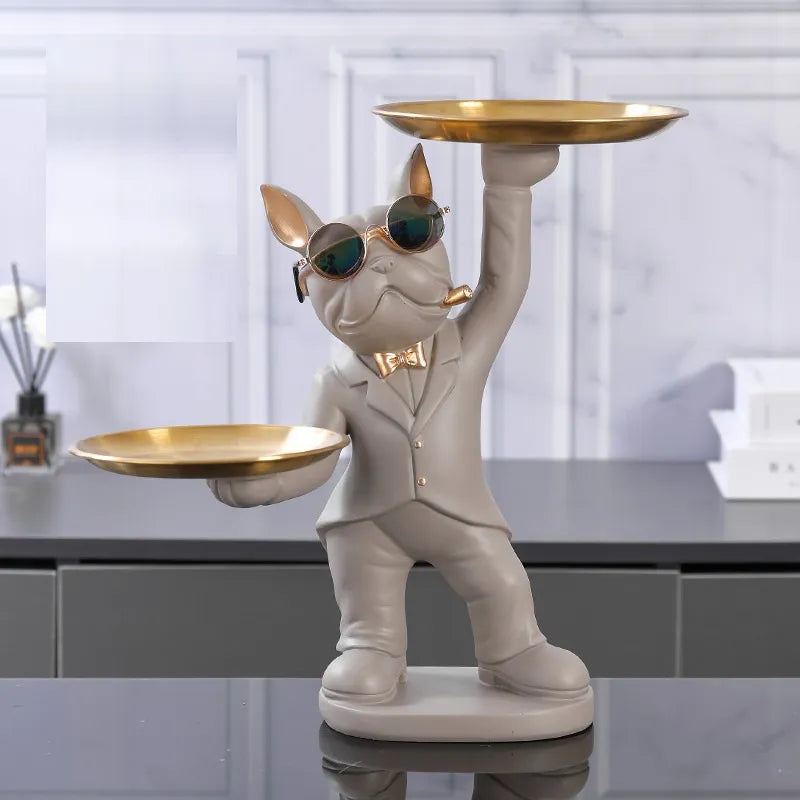 Charming Dog Key Holder Tray