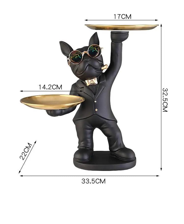 Charming Dog Key Holder Tray