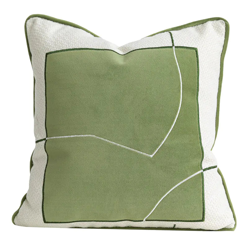 Emerald Pleated Decor Pillow Set