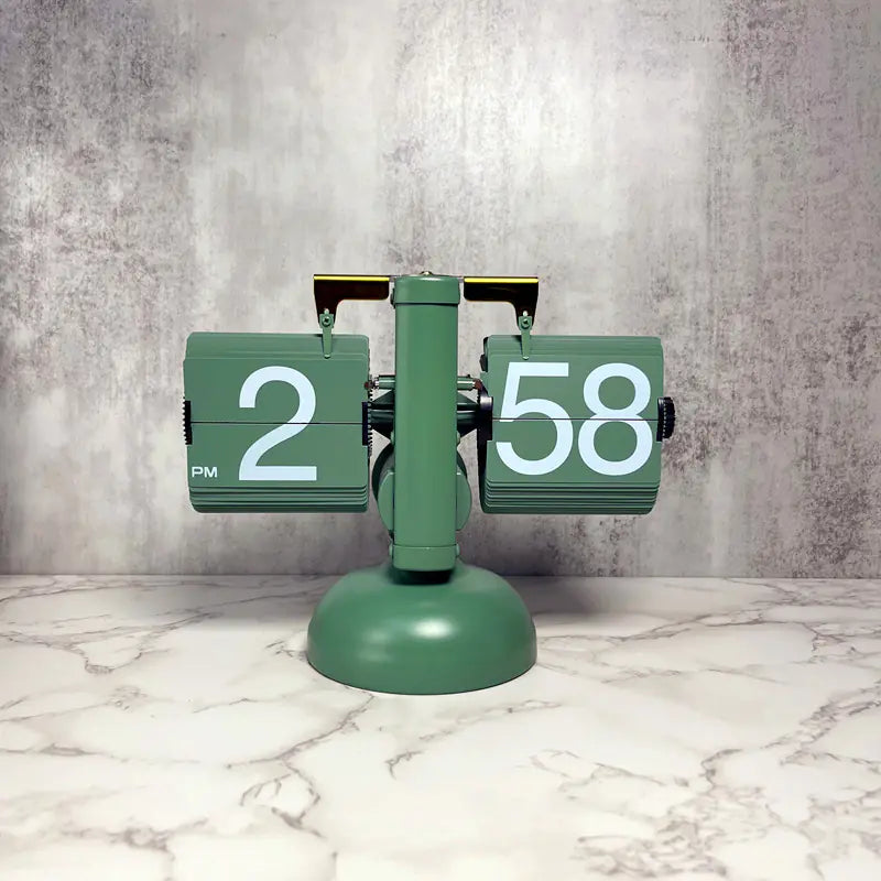 European Style Automatic Flip Clock for Home Decor
