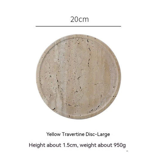 Huangdongshi Elegant Stone Tray