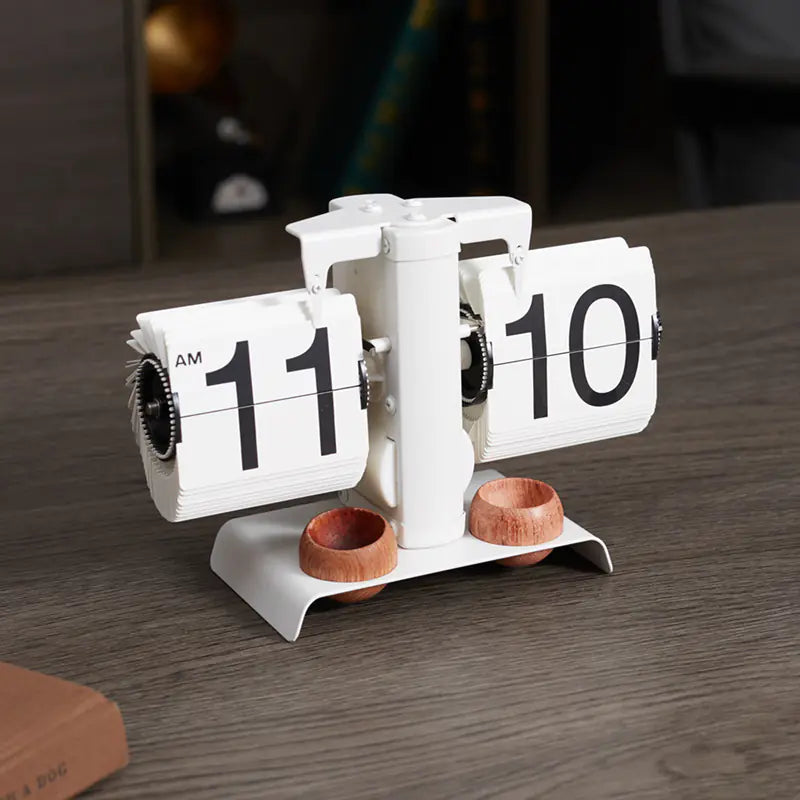 European Style Automatic Flip Clock for Home Decor